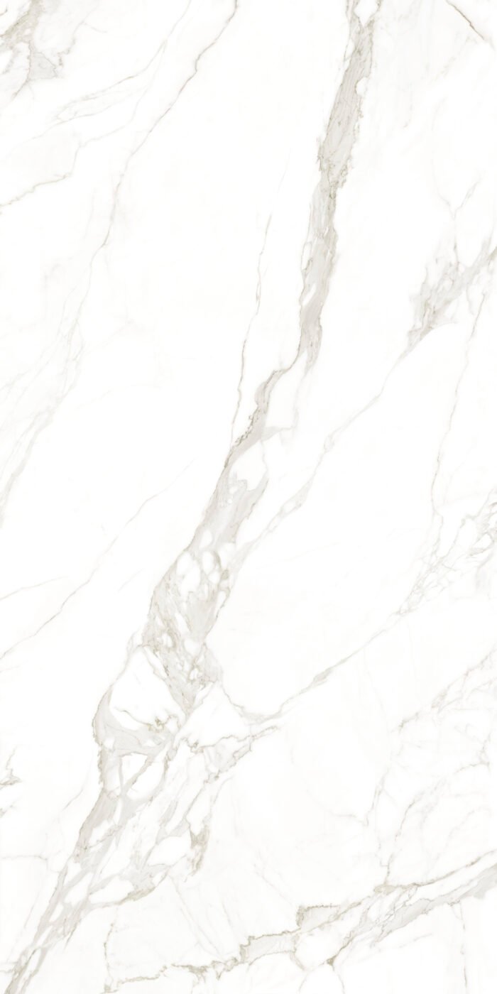 Marmuro imitacijos plytelė New Calacatta YLMWH005 – 3200x1600x12 mm - Image 3