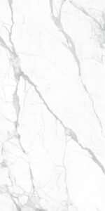 Marmuro imitacijos plytelė STATURIO YLNMWH007 – 3200x1600x6-12 mm, poliruota porcelianinė plokštė - Image 6