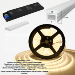 LED apšvietimo komplektas WPC panelėms (10 m)