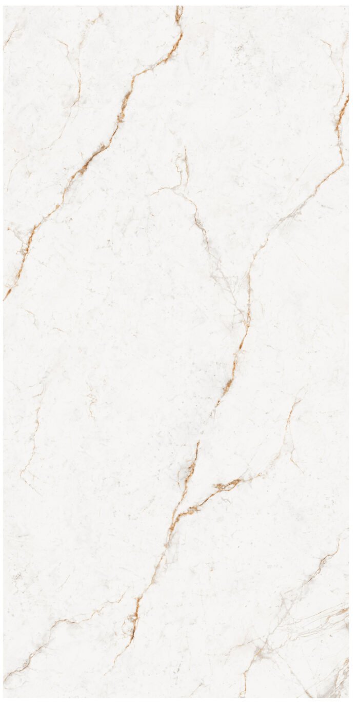 Marmuro imitacijos plytelė Venus Gold YLNMWH028, prabangi porcelianinė plokštė - Image 4