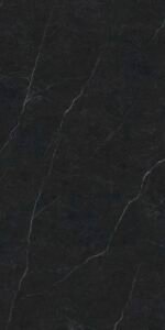 Marmuro imitacijos plytelė SPACE BLACK YLMBL015 – 3200x1600x12 mm, matinė porcelianinė plokštė - Image 2