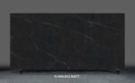 Marmuro imitacijos plytelė SPACE BLACK YLMBL015 – 3200x1600x12 mm, matinė porcelianinė plokštė