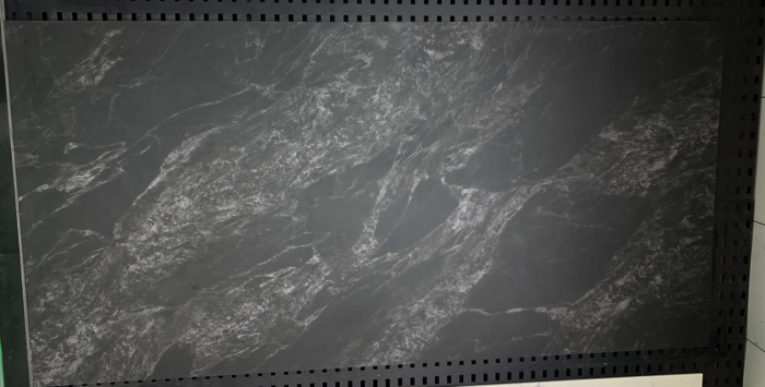 Marmuro imitacijos plytelė PWF711 – 3200x1600x12 mm, matinė juoda porcelianinė plokštė - Image 5